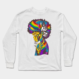 Vibrant Beauty In struggle Long Sleeve T-Shirt